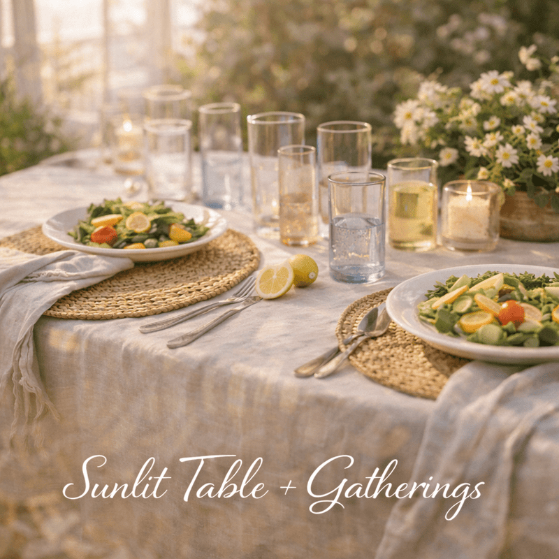 Sunlit Table + Gatherings | Coastal Entertaining - The Coral Palm LLC
