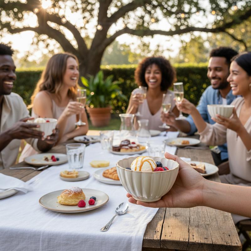 The Atlantic Scalloped Dinnerware Collection
