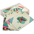 Retro Dinosaur Christmas Playing Cards