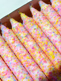 Copenhagen Confetti Hand-Decorated Taper Candle