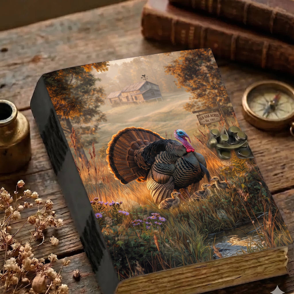 Rustic Farmhouse Leather Journal – Farm Animal Journal
