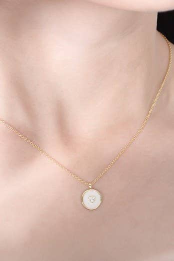 18K STAINLESS STEEL TARNISH FREE CROSS NECKLACE | 40NK9527 - The Coral Palm LLC