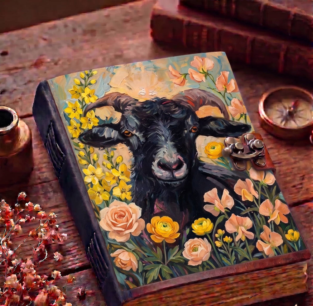 Rustic Farmhouse Leather Journal – Farm Animal Journal