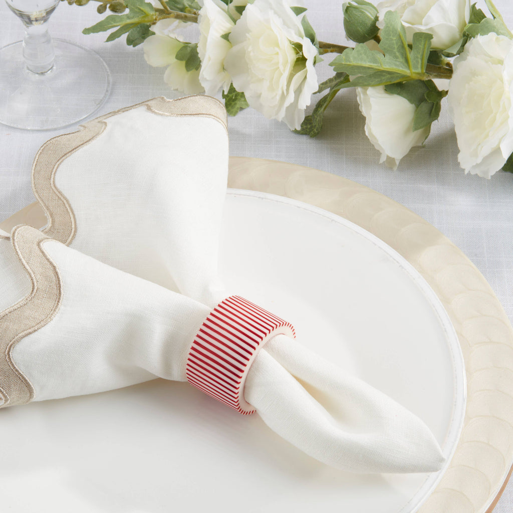 Ribbed Charm Napkin Ring