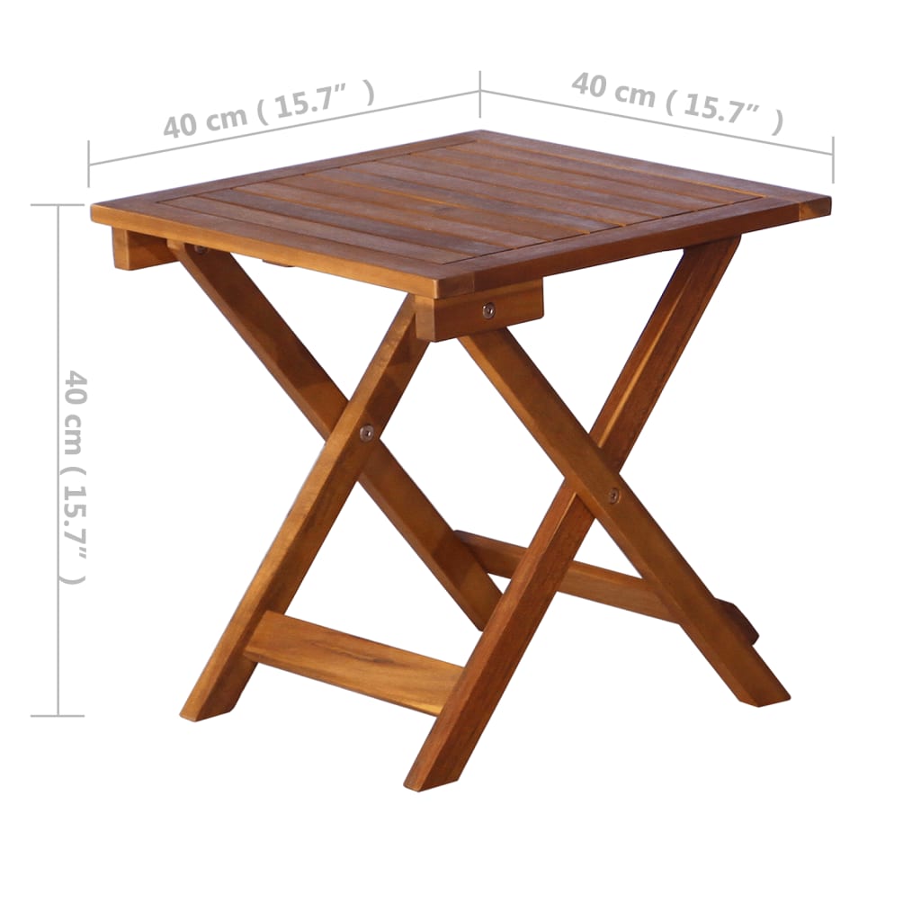 3 Piece Sunlounger with Tea Table Solid Acacia Wood - The Coral Palm LLC