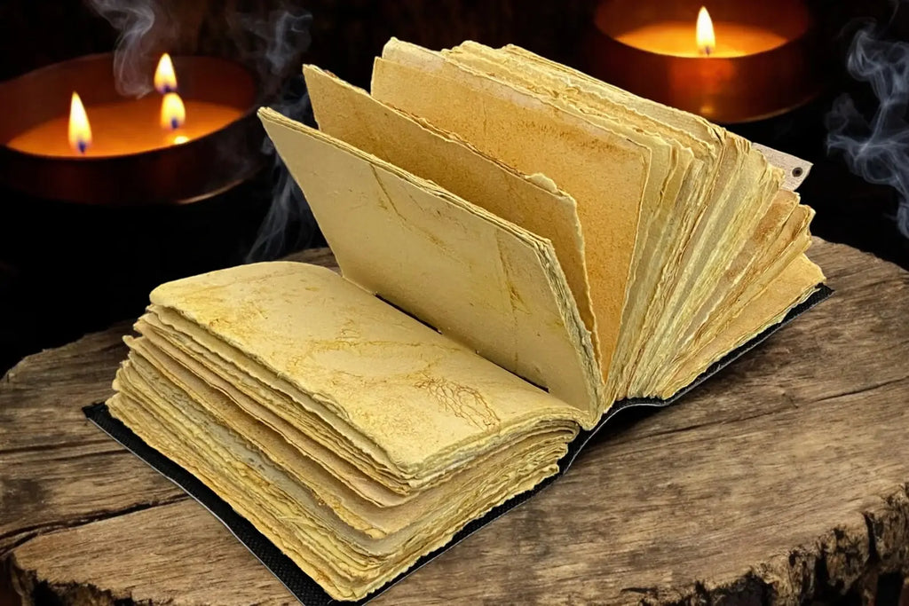 Starry Night Handmade Leather Journal