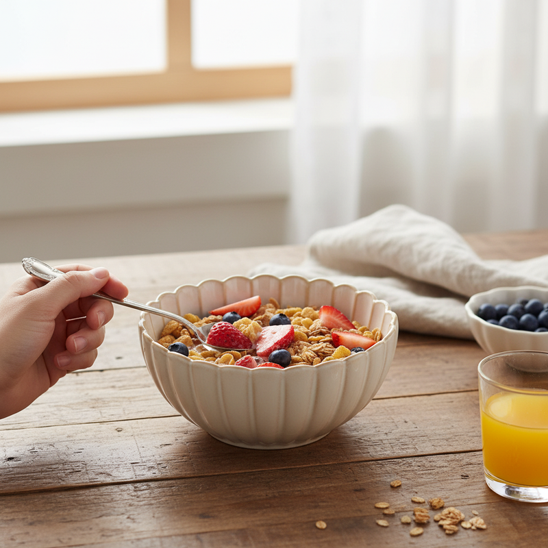 The Atlantic Scalloped Dinnerware Collection