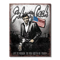 Johnny Cash “Tough” Retro Tin Sign