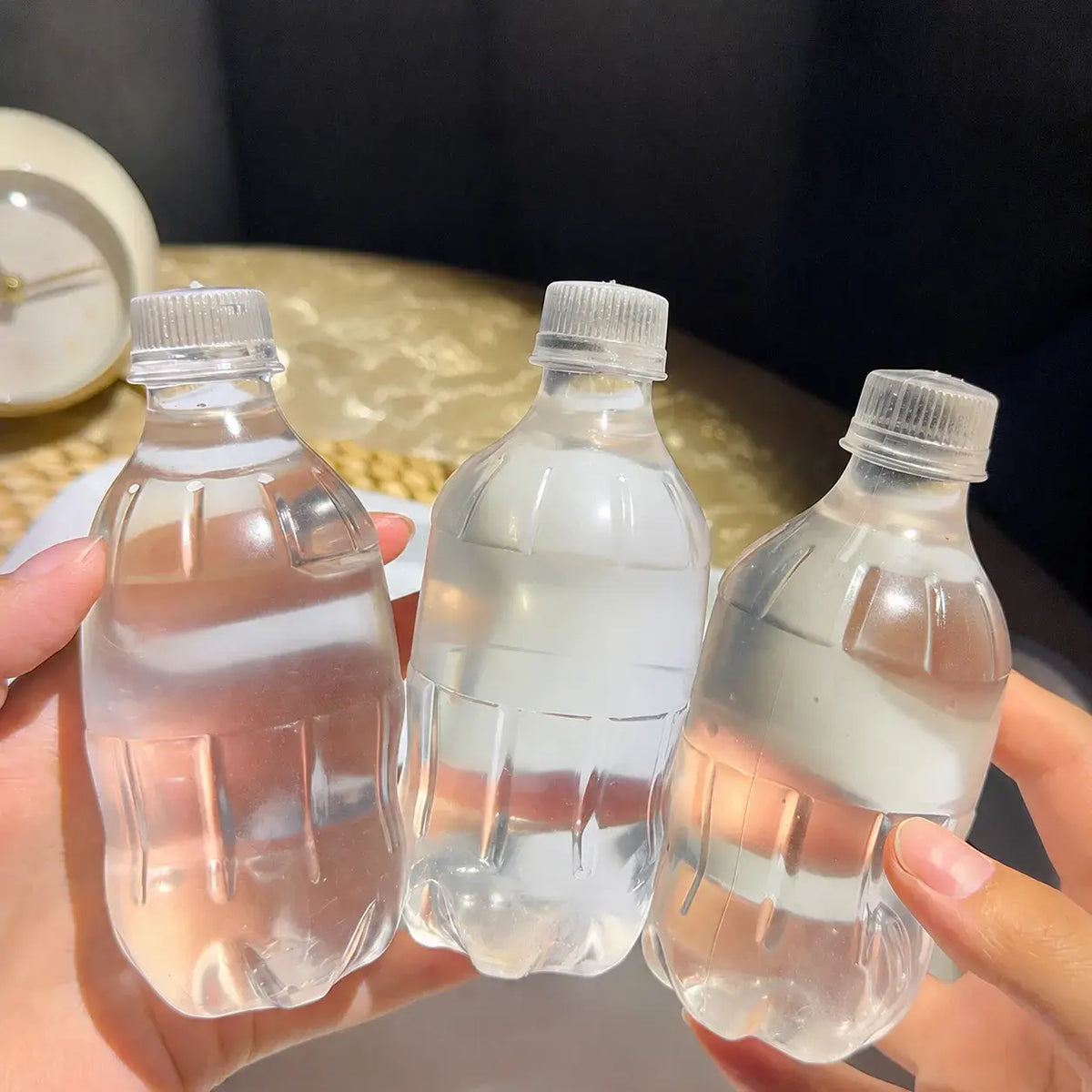 Viral Clear Water Bottle Maltose Squishy Toy