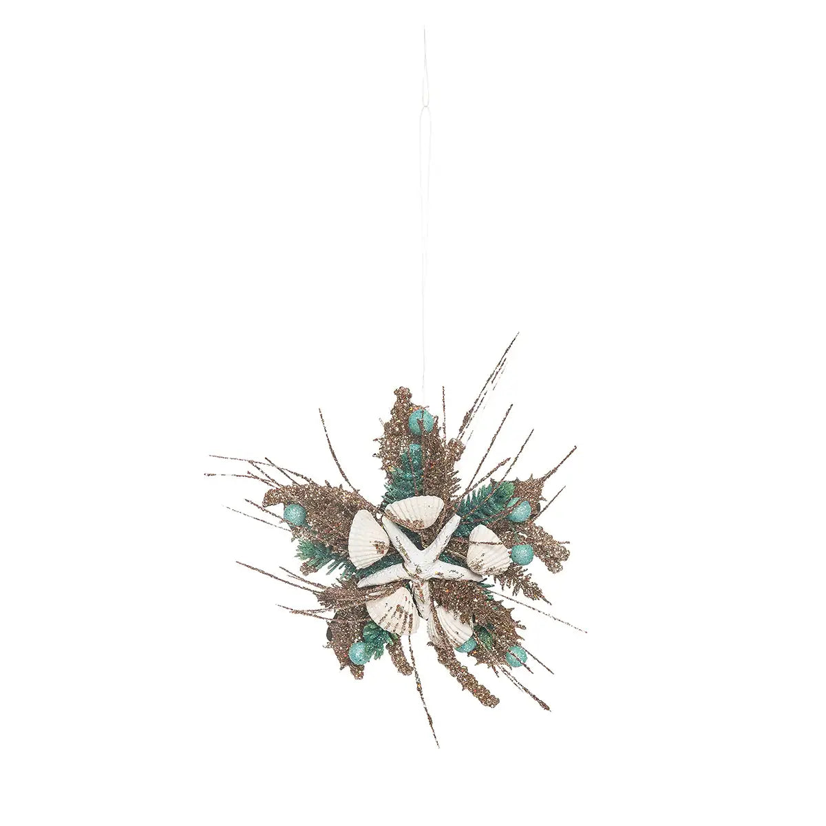 Christmas Star Coastal Shimmer Ornament