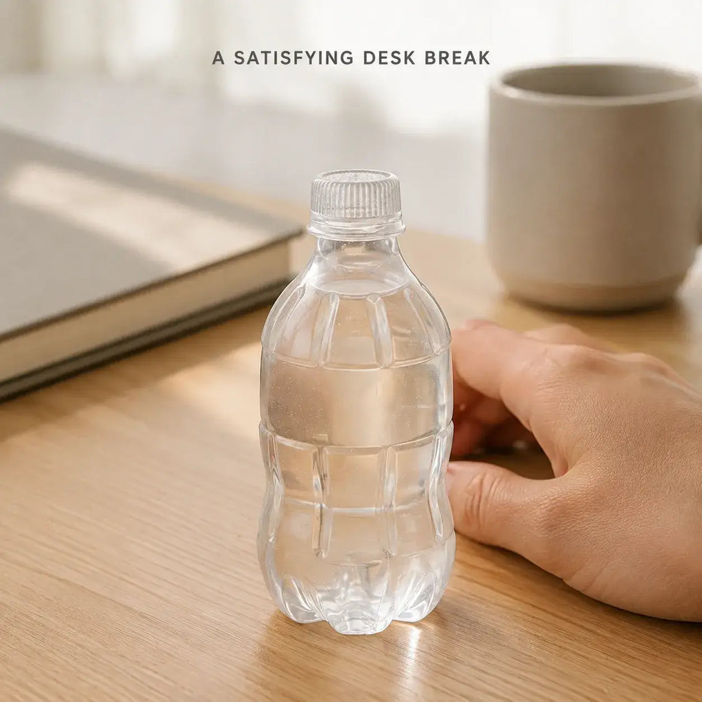 Viral Clear Water Bottle Maltose Squishy Toy