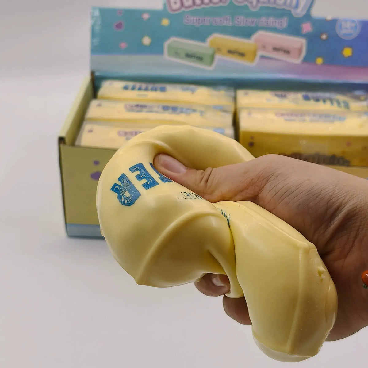 Viral Crunchy Butter Stick Squishy Toy