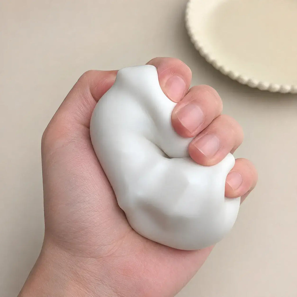 Viral White Crunchy Soap Bar Squishy Toy