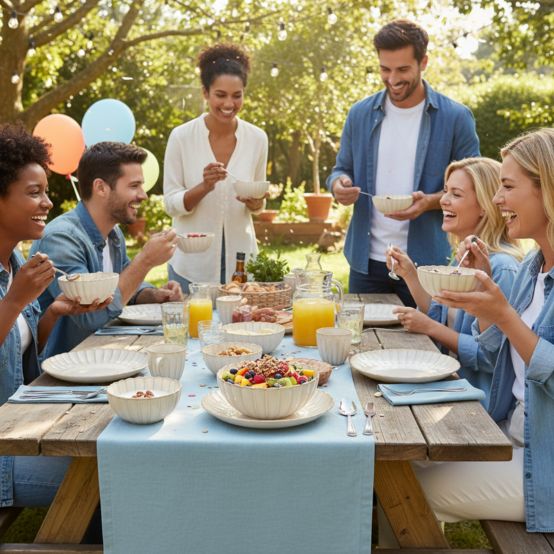 The Atlantic Scalloped Dinnerware Collection