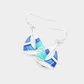 Sail Boat Dangle Earrings