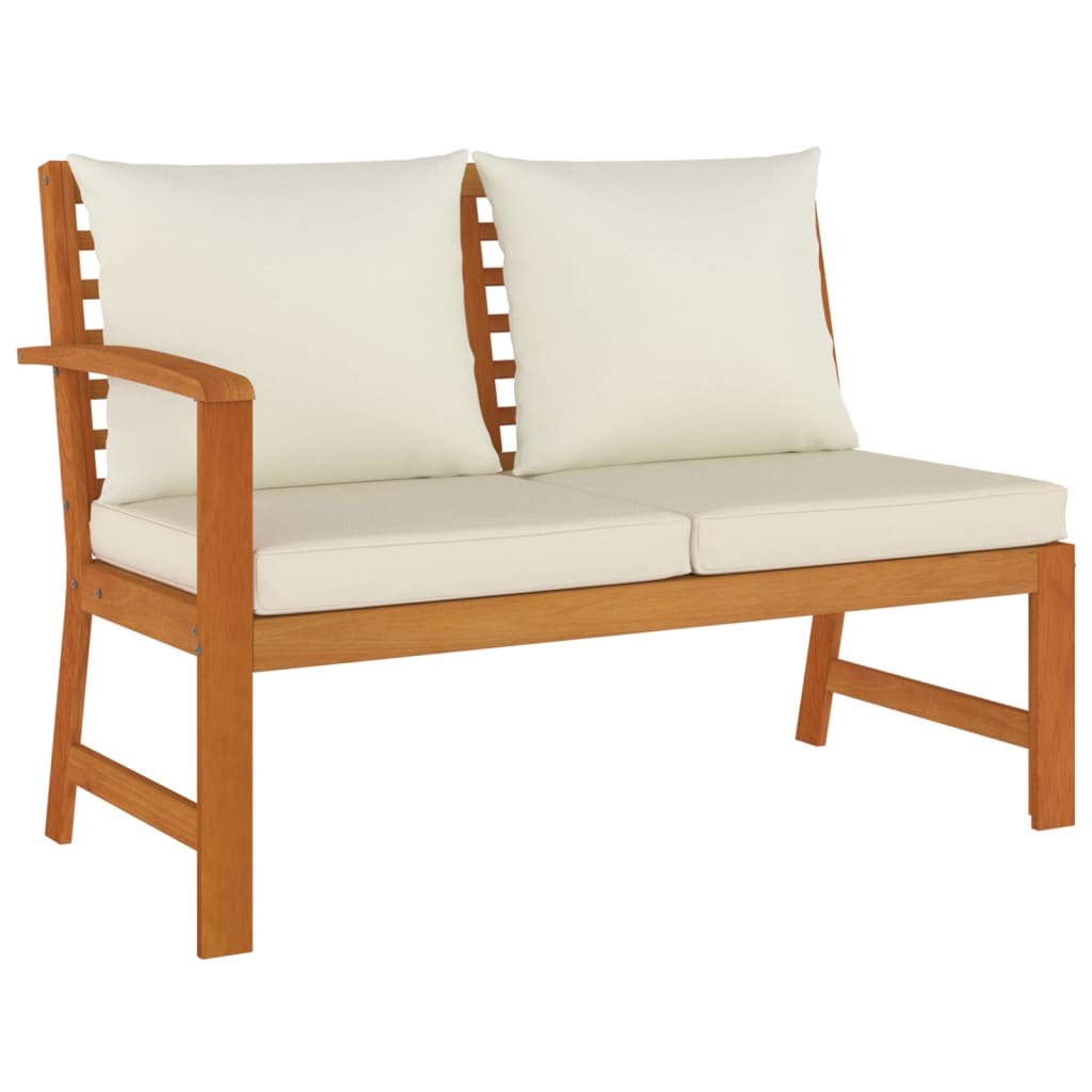 6 Piece Patio Dining Set with Cushions Solid Wood Acacia - The Coral Palm LLC