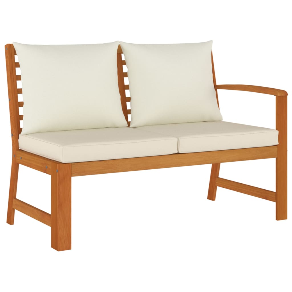 6 Piece Patio Dining Set with Cushions Solid Wood Acacia - The Coral Palm LLC