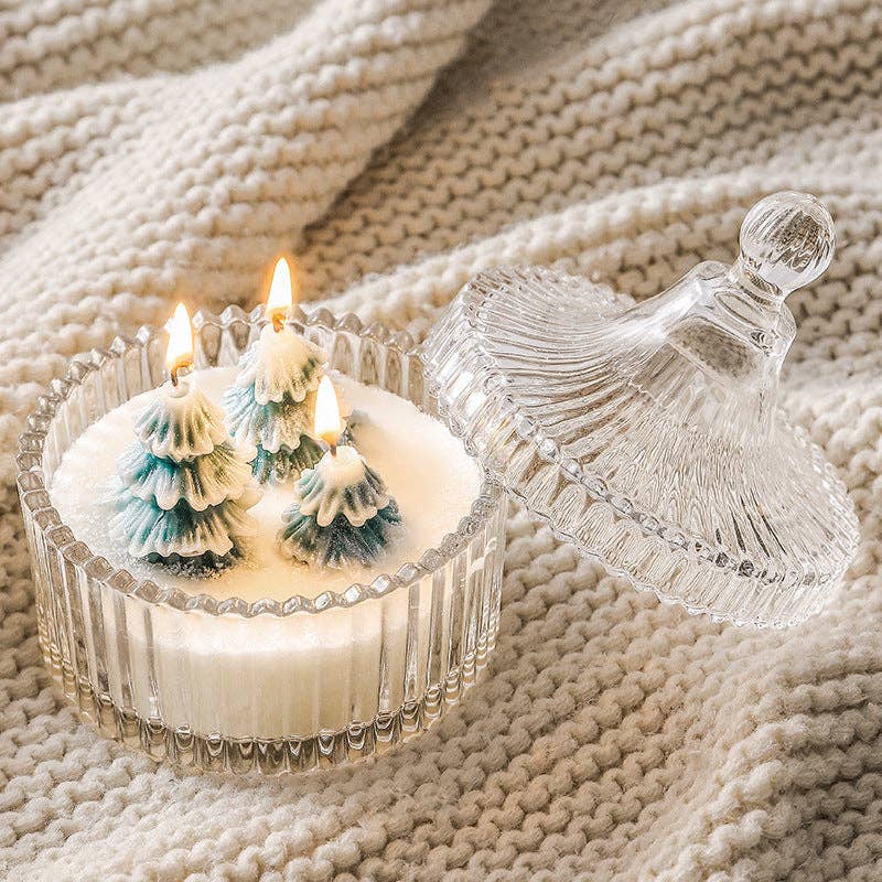 CloudNook Christmas Tree Scented Candle‑Festive Home Decor