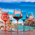 Colors of Venice Wine Glass Set | 5-Piece Collection | 20 oz
