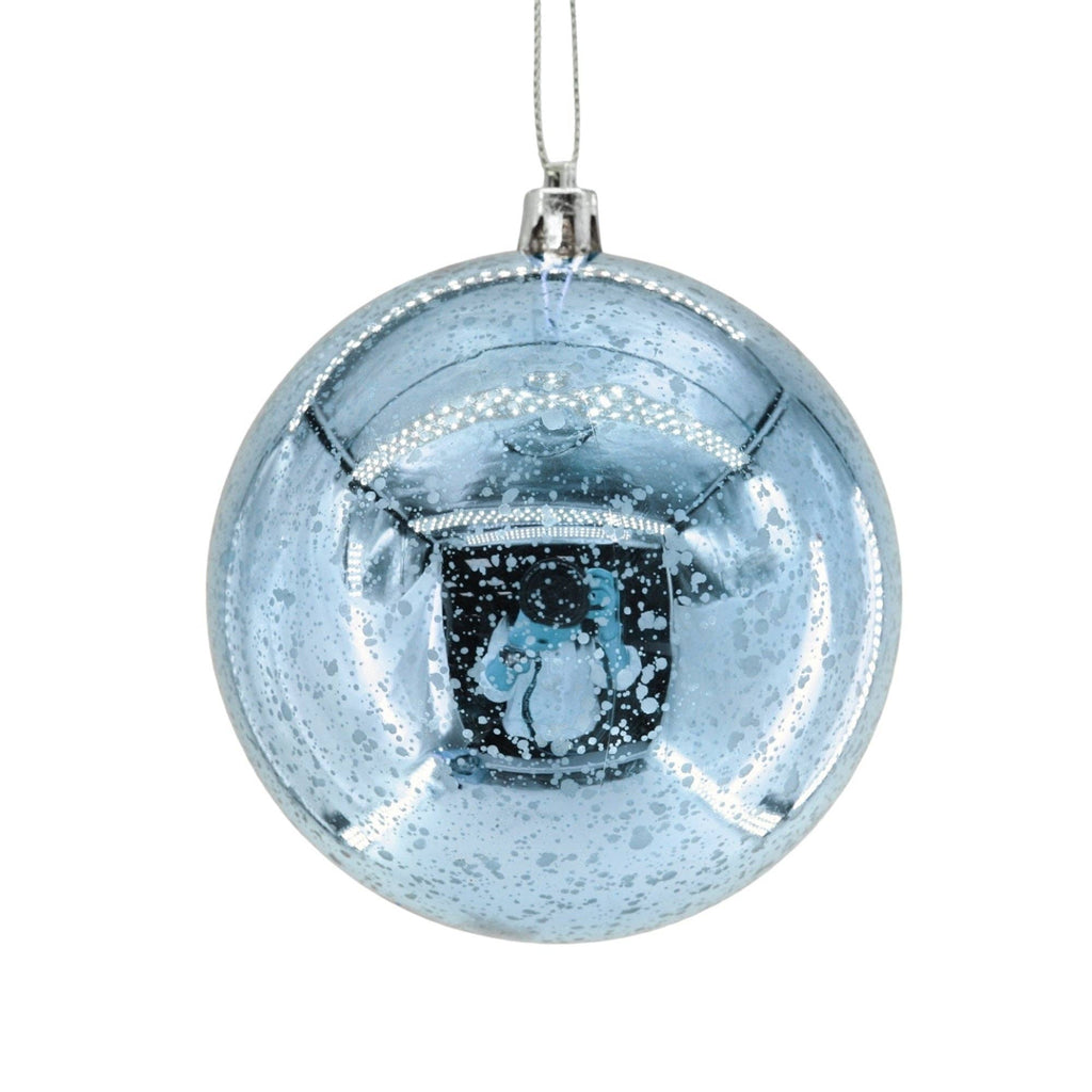 Coastal Blue Mercury 4” Ball Ornament