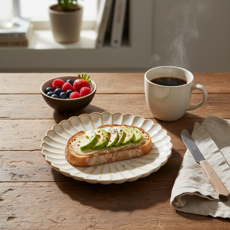 The Atlantic Scalloped Dinnerware Collection