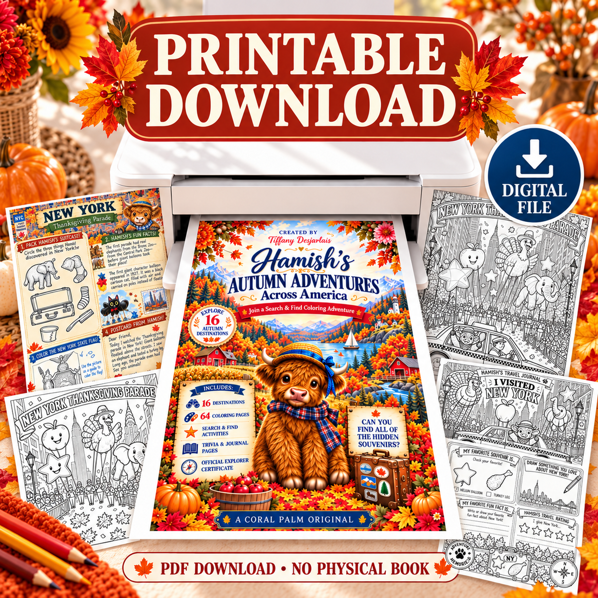 Hamish's Adventures Activity Books