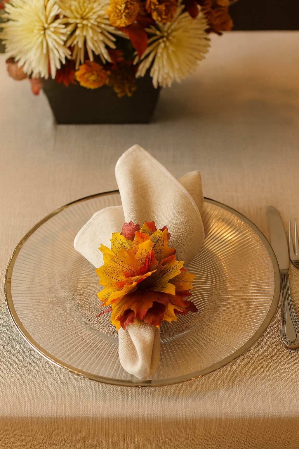 Maple Leaf Fall Napkin Ring