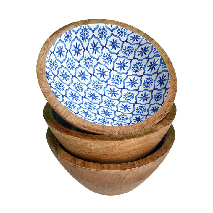 Handcrafted Mango Wood Decorative Bowl
