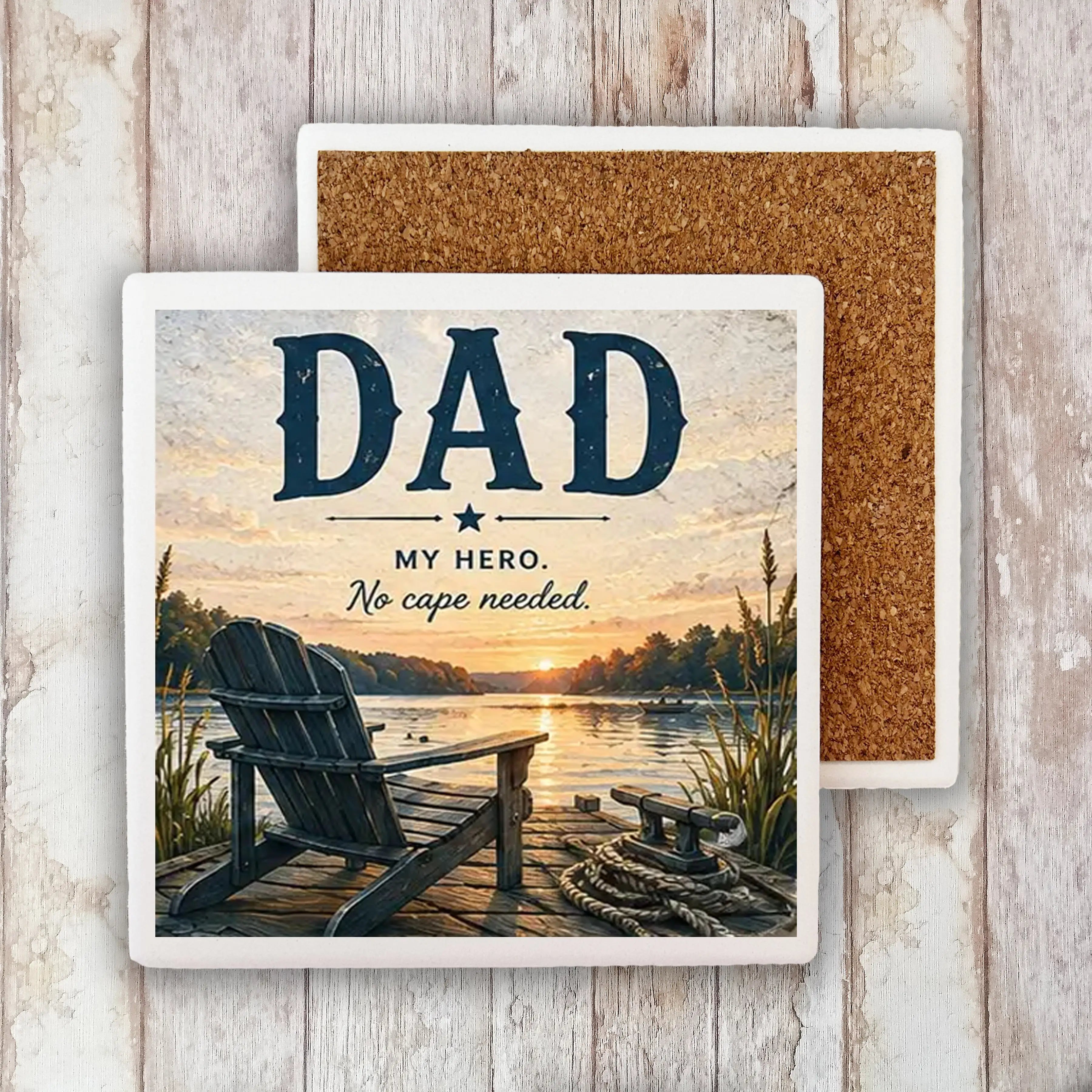 Absorbent White Stone Coasters