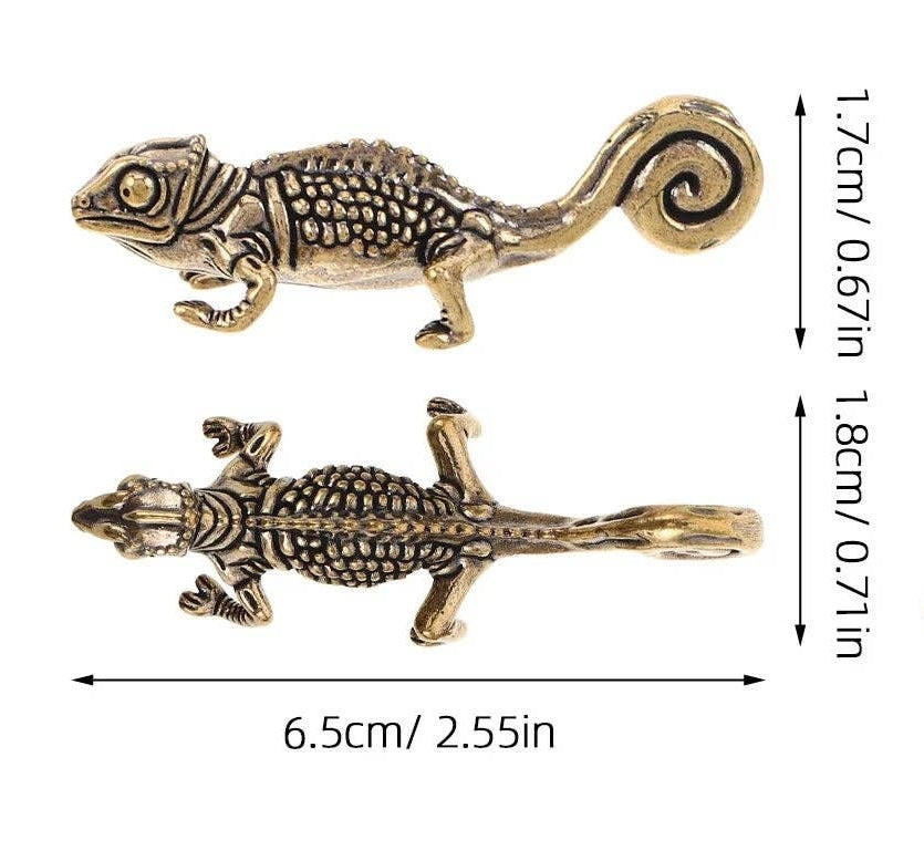 Miniature Antique Brass Animal Figurines
