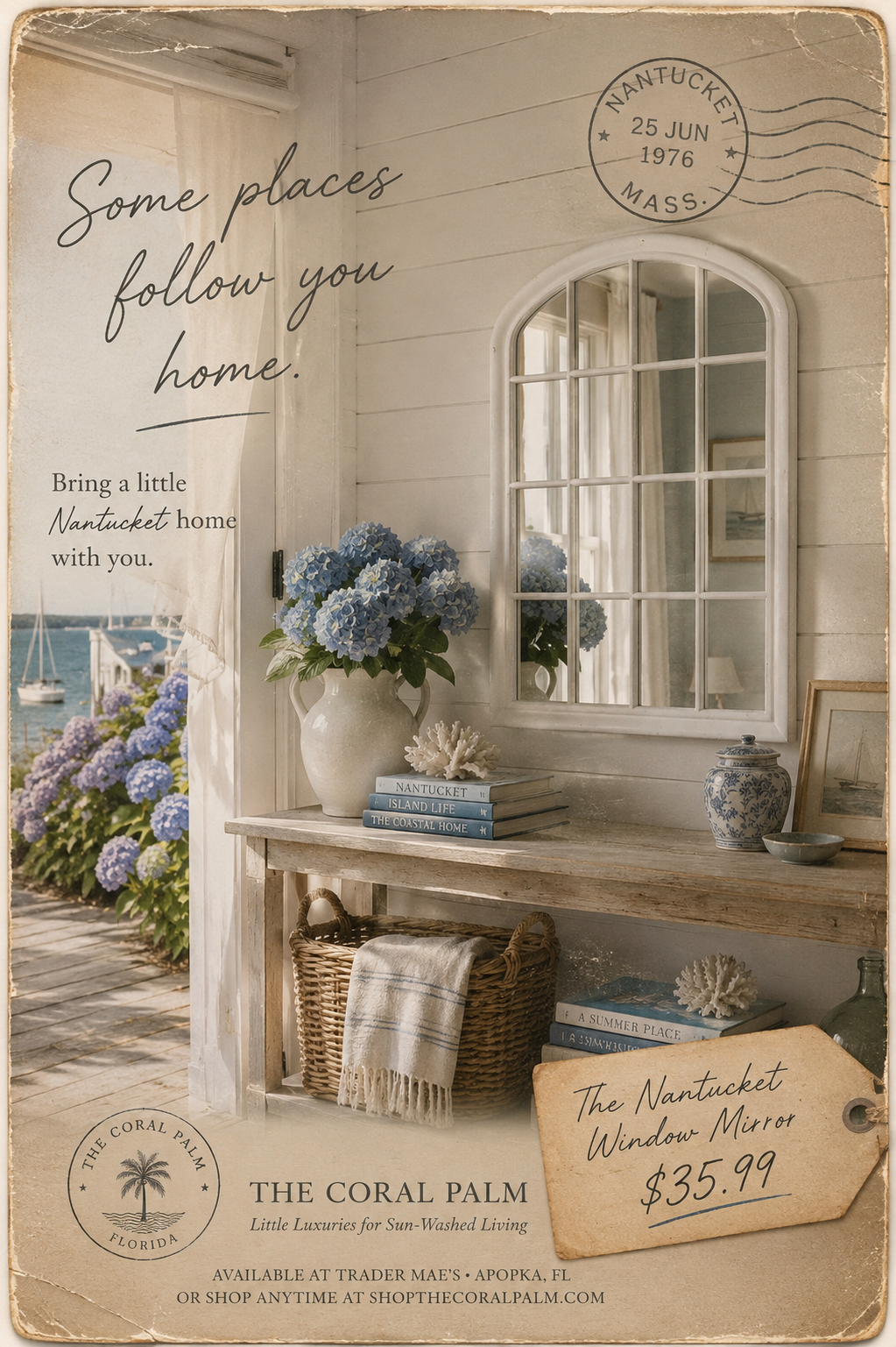 Cottage Arch Wall Mirror | 22” × 30”