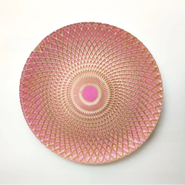 Resort Sunburst Glass Charger