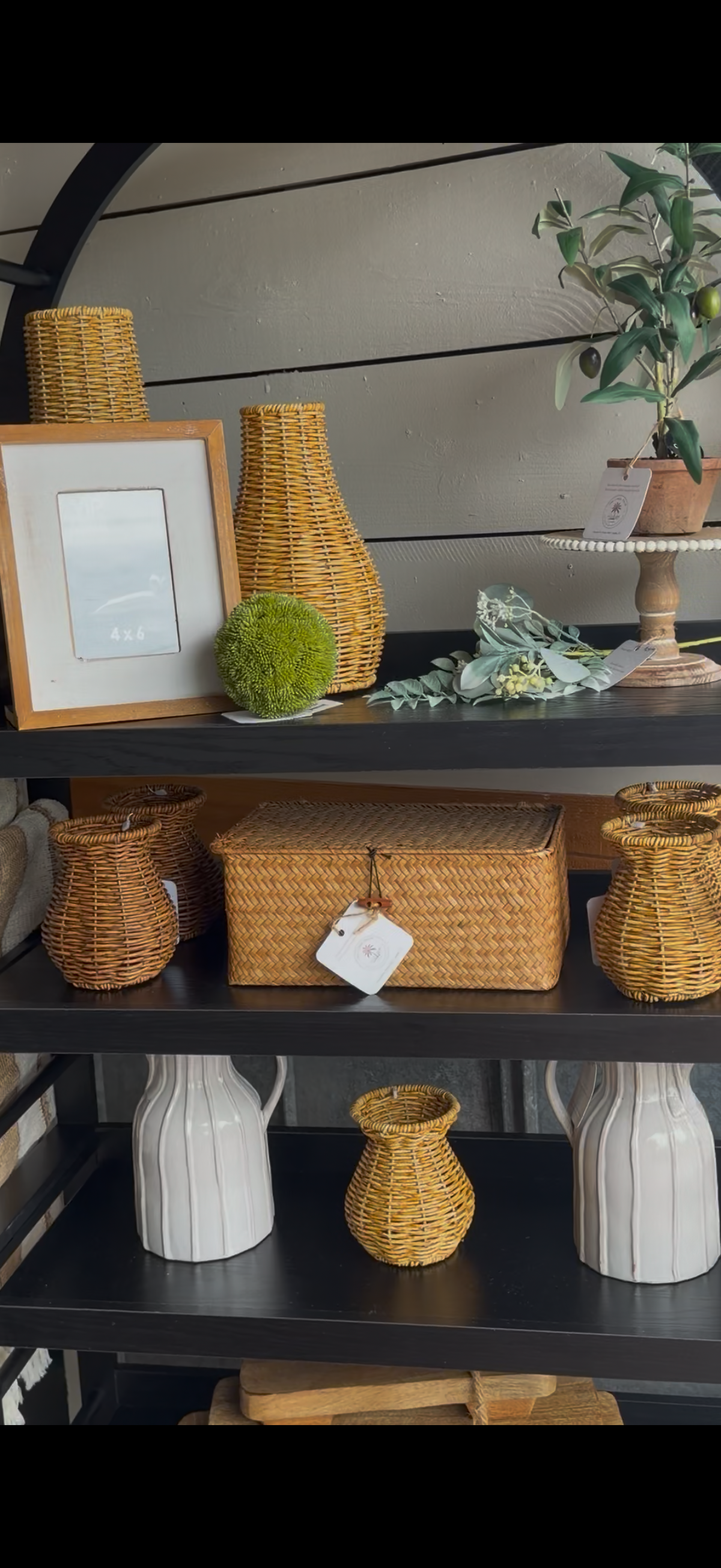 Golden Isle Woven Vases