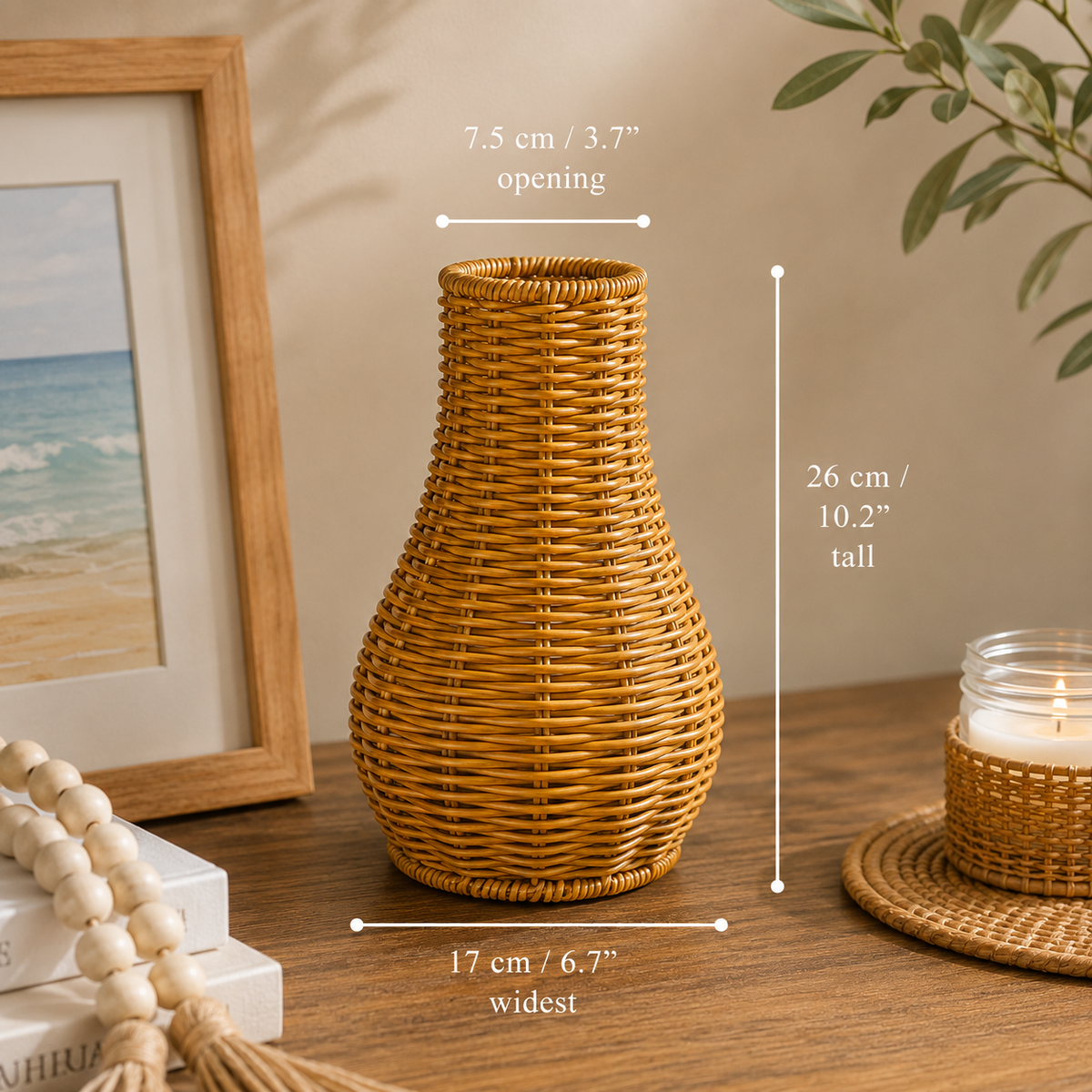 Golden Isle Woven Vases