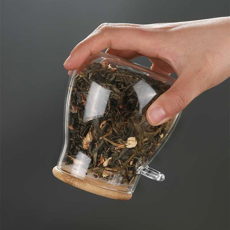 The Sorrento Glass Pantry Jar with Spoon