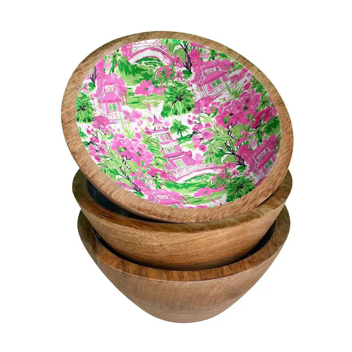 Handcrafted Mango Wood Decorative Bowl