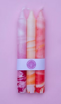 Tapered Candles | Marble Sunset Mix