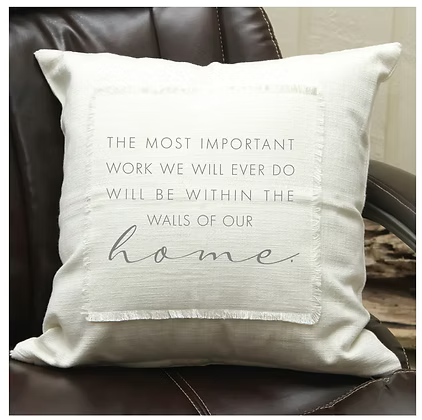 The Most Important Work Pillow Cover
