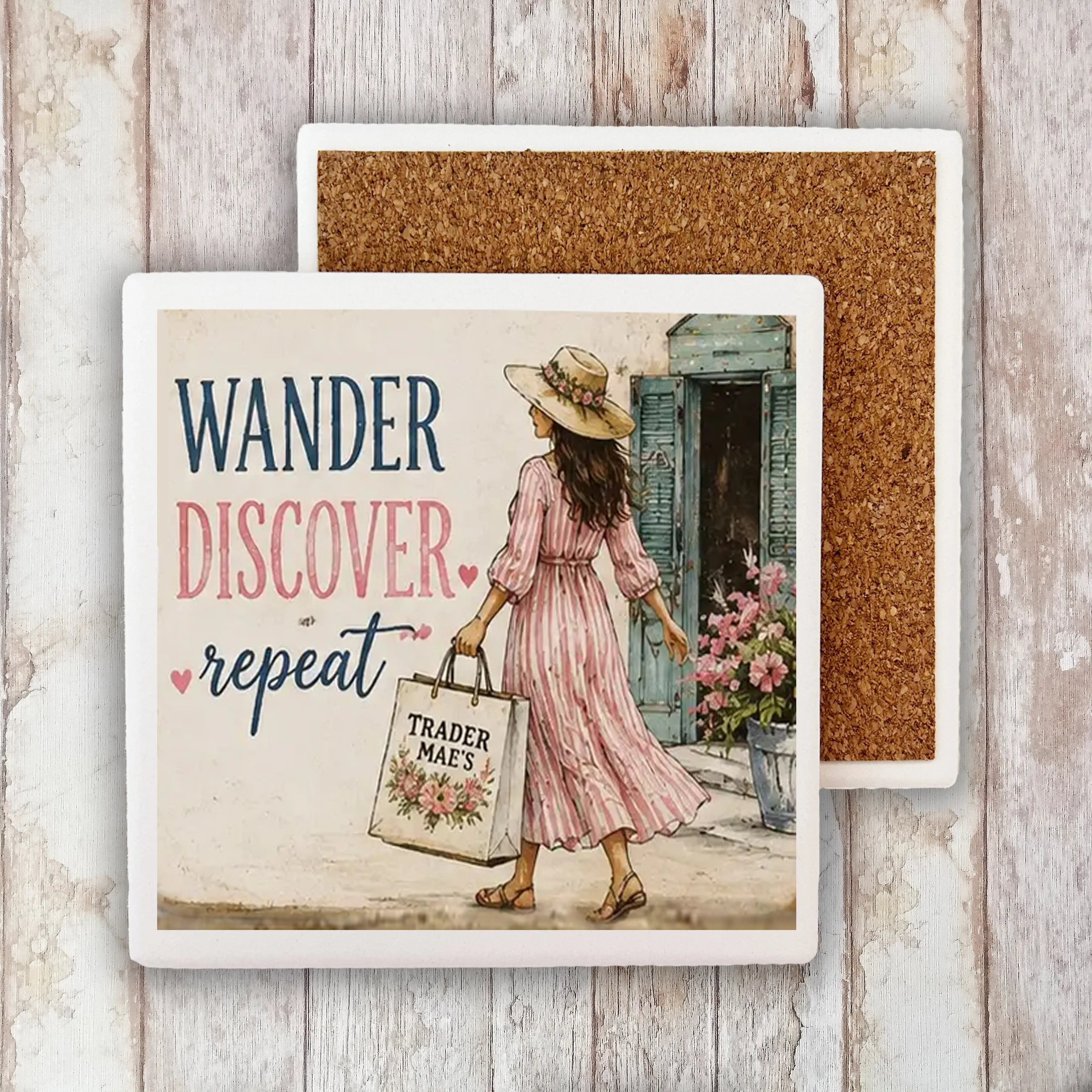 Absorbent White Stone Coasters