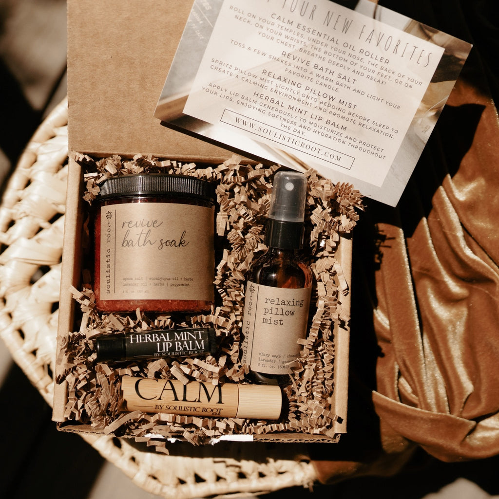 The Calm & Revive Self-Care Gift Set - The Coral Palm LLC