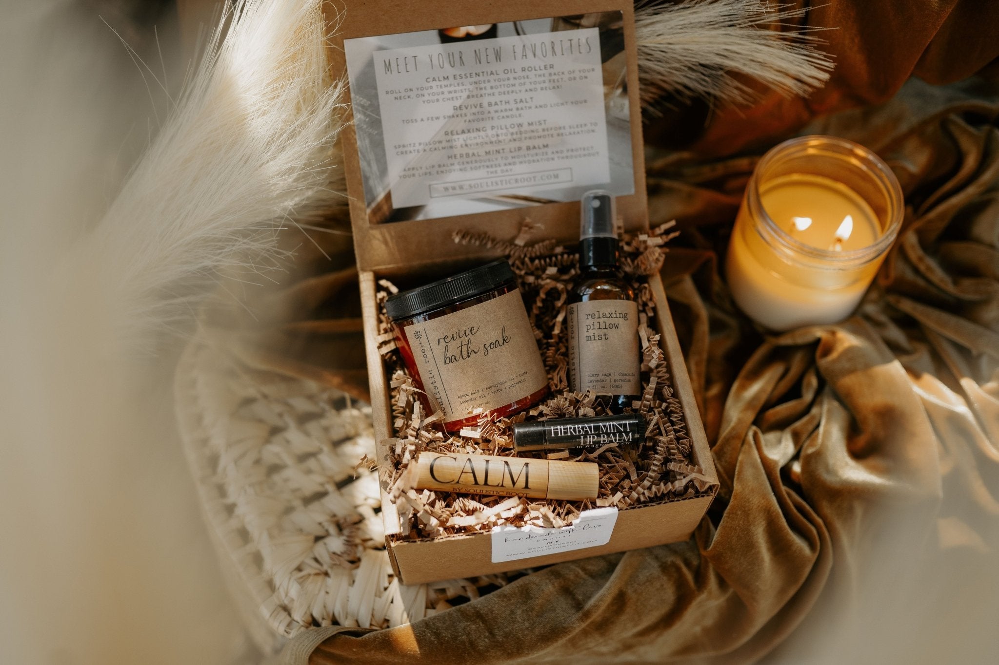 The Calm & Revive Self-Care Gift Set - The Coral Palm LLC
