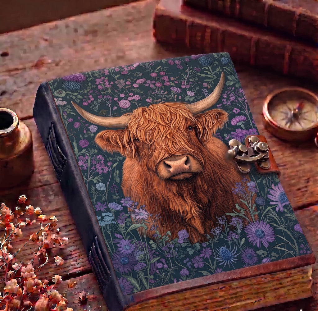 Rustic Farmhouse Leather Journal – Farm Animal Journal