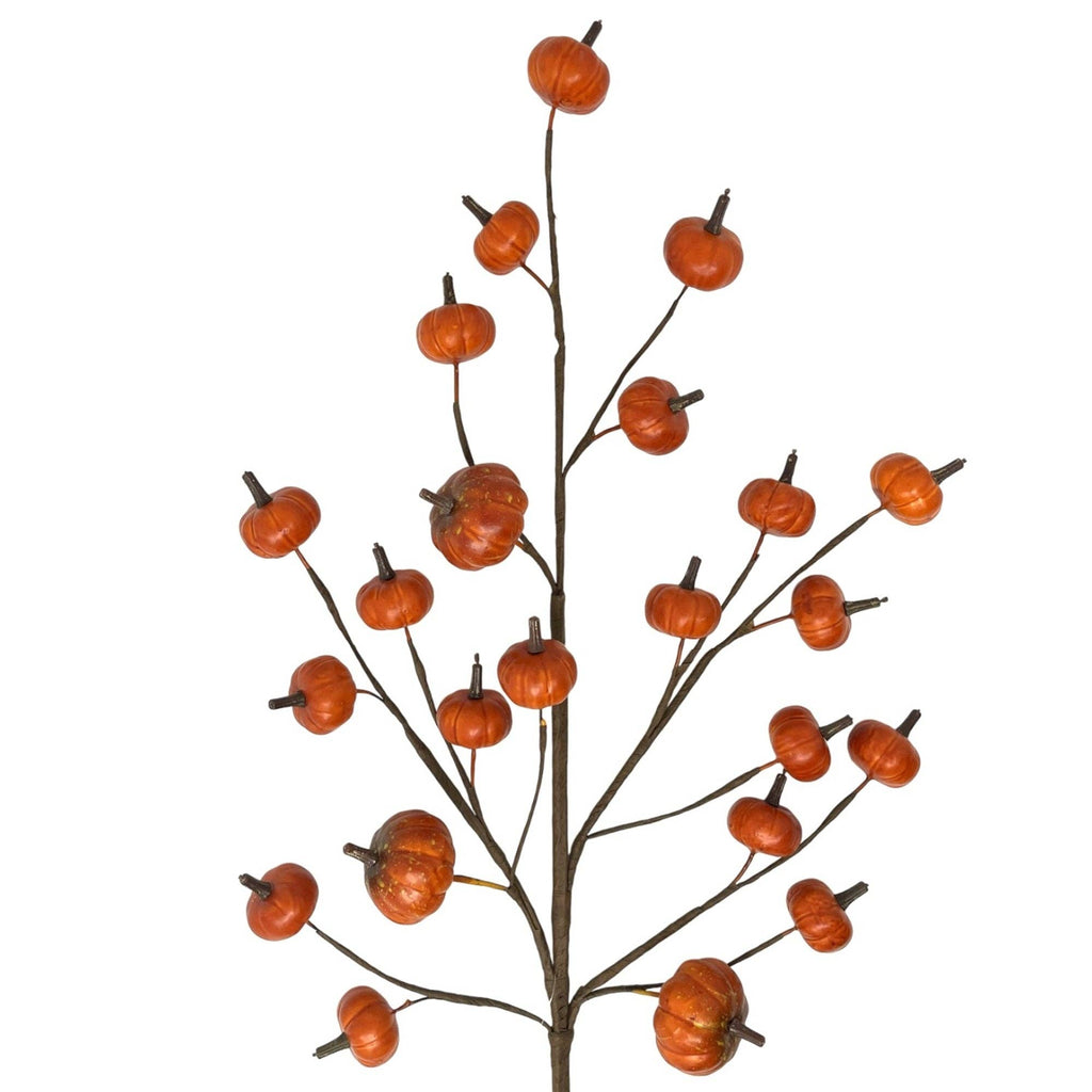 31” Mini Pumpkin Spray w/ 23 Pumpkins