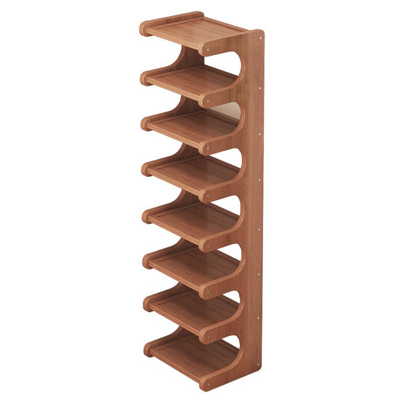 Corner Bamboo Shoe Rack Organizer - The Coral Palm LLC