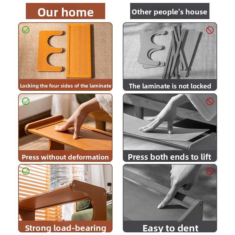 Corner Bamboo Shoe Rack Organizer - The Coral Palm LLC