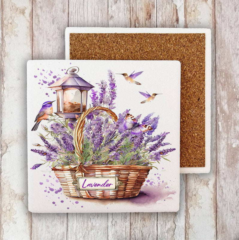 Absorbent White Stone Coasters