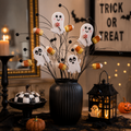 29" Felt Ghost & Candy Corn Halloween Spray