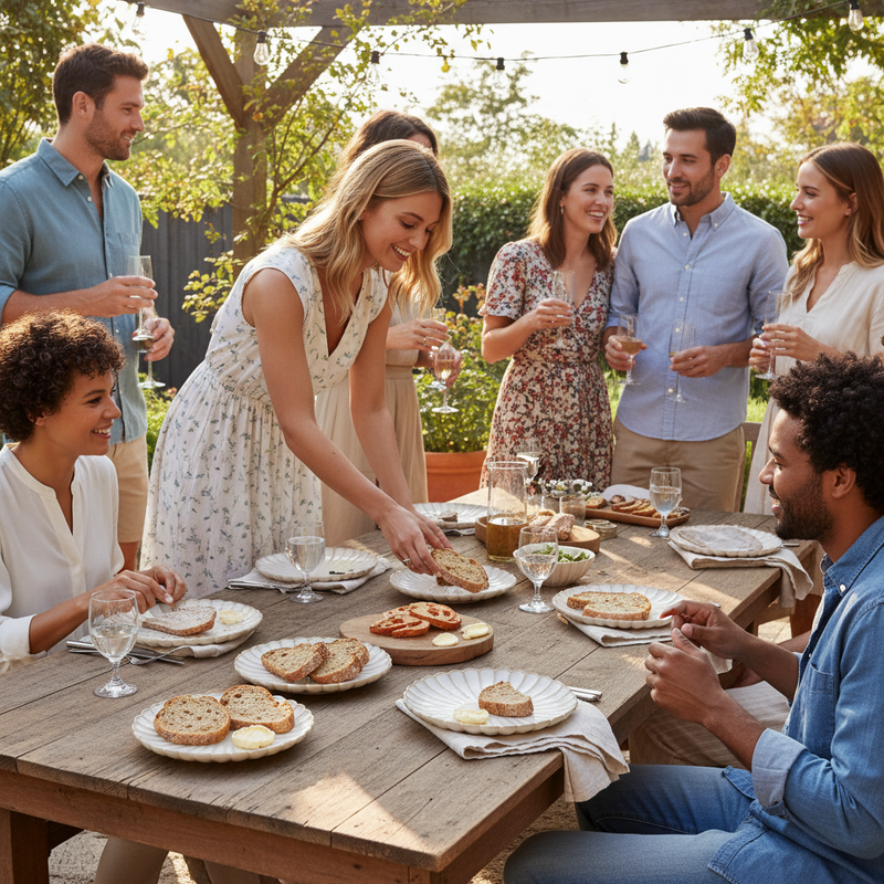 The Atlantic Scalloped Dinnerware Collection