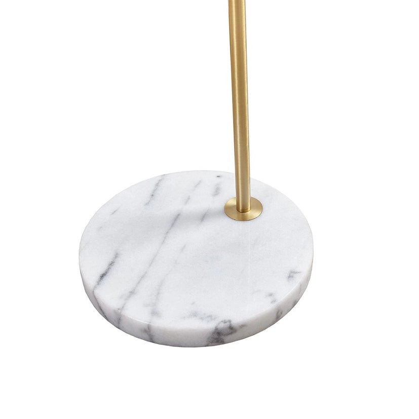 Bell - Shaped Gold Base Floor Lamp - The Coral Palm LLC