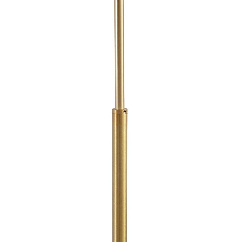 Bell - Shaped Gold Base Floor Lamp - The Coral Palm LLC